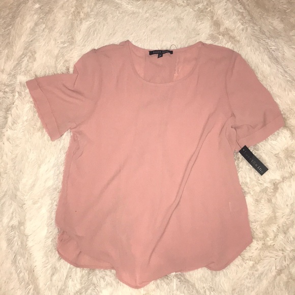 NWT Mauve blouse with tie in the back - Picture 2 of 3